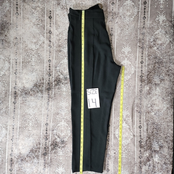 Who What Wear High Rise Black Crepe Dress Pants - Picture 7 of 14